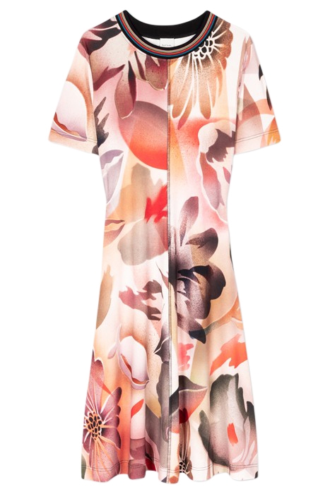 WOMENS DRESS CORAL RED 3