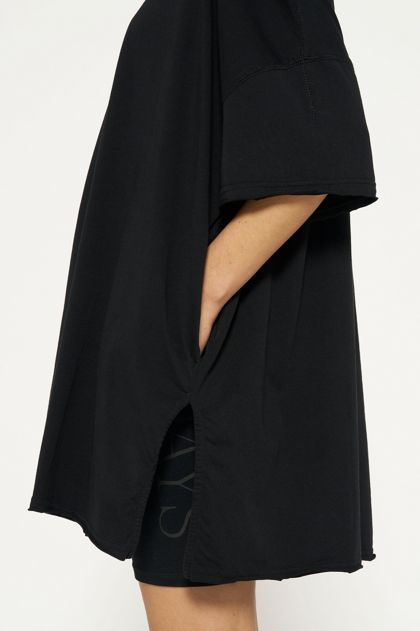 OVERSIZED TEE DRESS BLACK 5