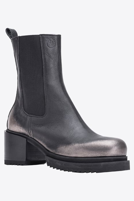 PARRY TRONCHETTO PELLE VITELLO BLACK/GUNMETAL 2