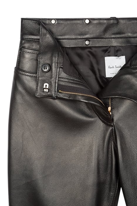 WOMENS LEATHER TROUSER BLACK 7