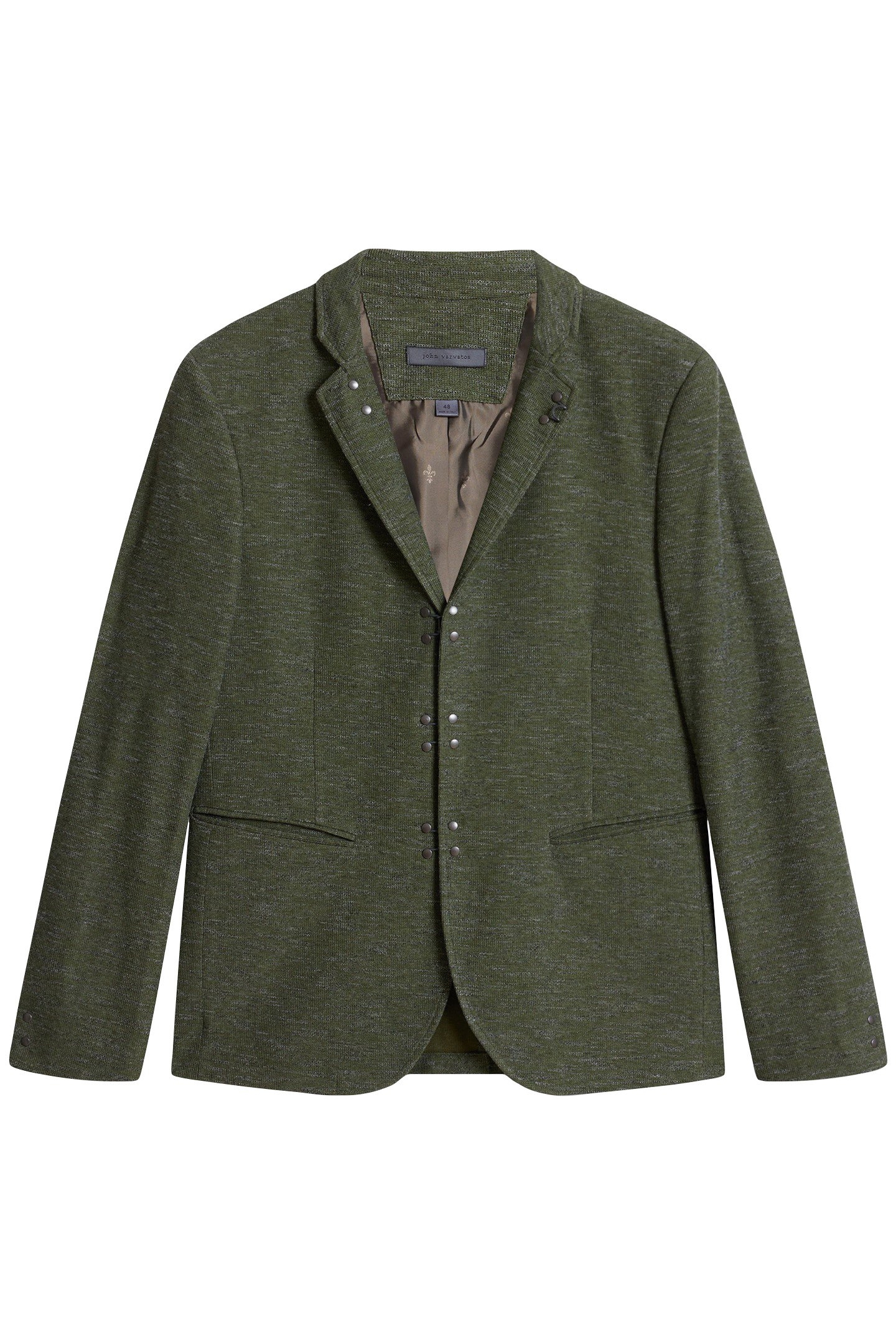 SLIM FIT NOTCH LAPEL JACKET AVOCADO 2