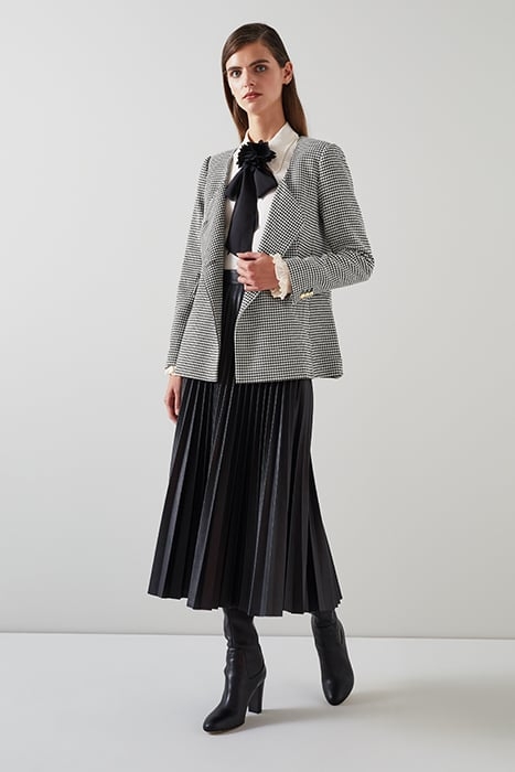 LAURIE - BLAZER BLACK/CREAM 4