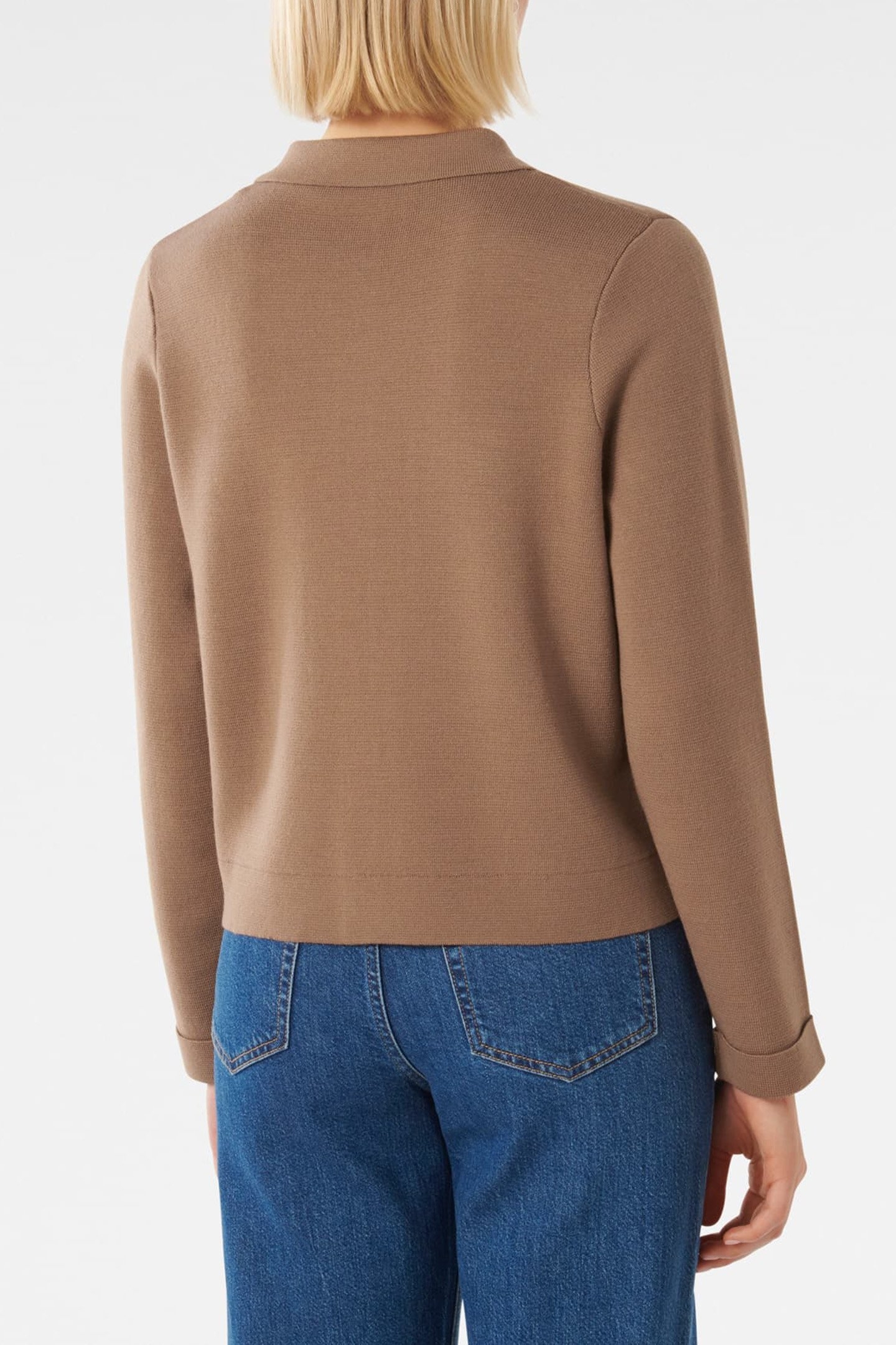 RUBY BUTTON DOWN KNITTED CARDIGAN CAMEL 2