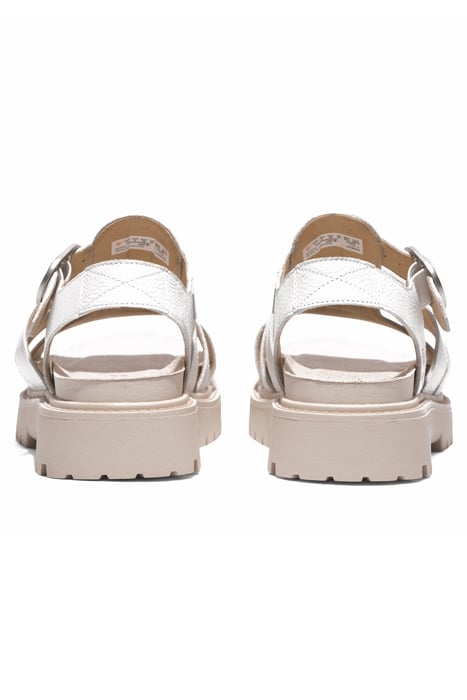 CLAIREMONT WAY FISHERMAN SANDAL WHITE FULL GRAIN 4