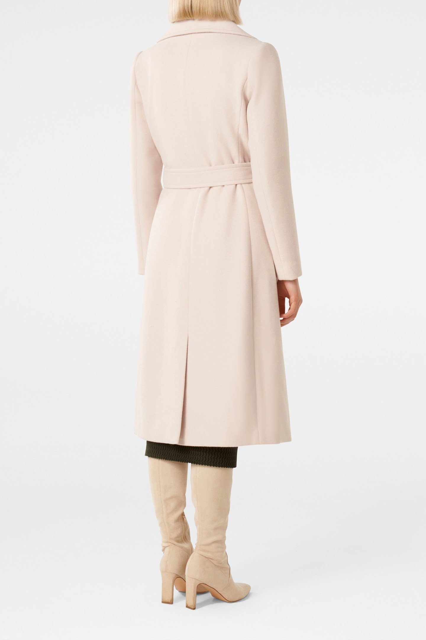 AMANDA BELTED WRAP COAT MINK 2