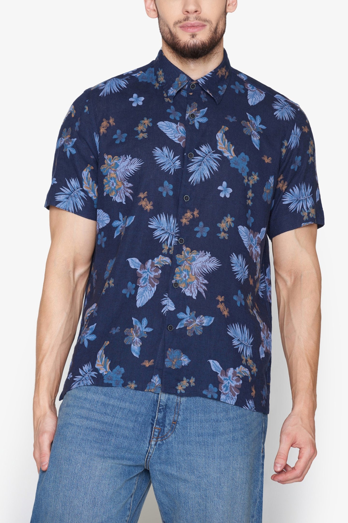 TRAMPSI HAWAII PRINT BLUE CAPTAIN 1