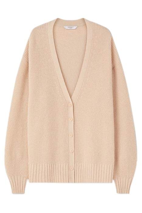 FRANCES RIB CARDIGAN CAMEL 4