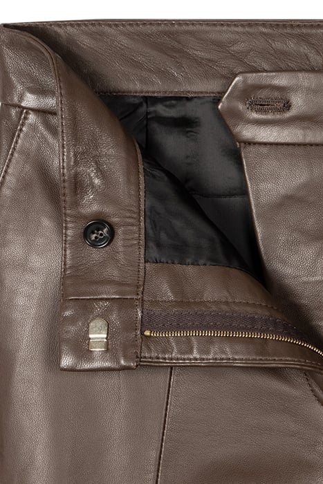 WOMENS TROUSER LEATHER MUD 8