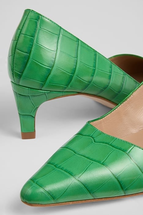 AVA POINTED PUMP GREEN 4