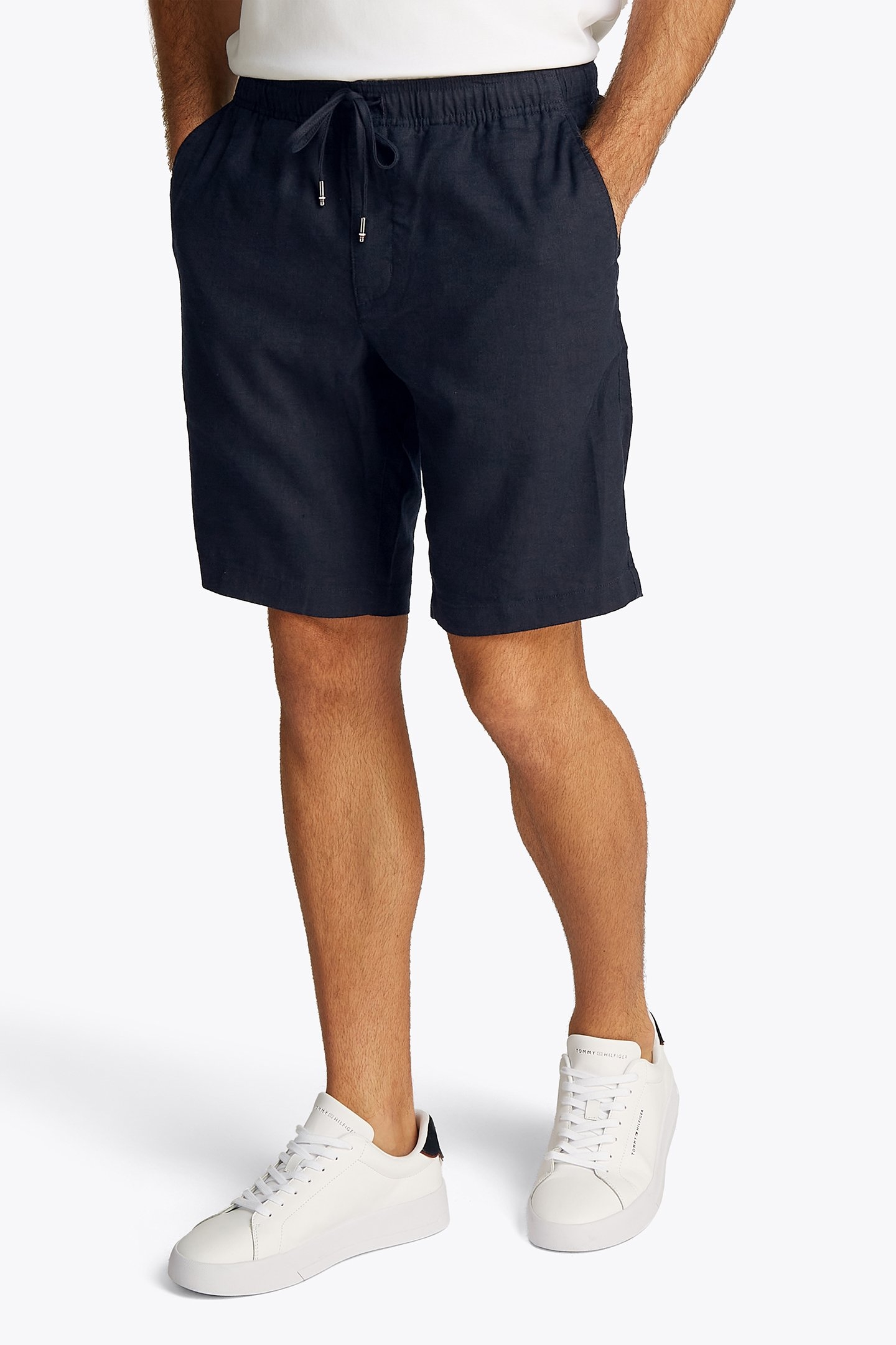 HARLEM PO LINEN SHORT REGULAR FIT SHORTS DESERT SKY BLUE 1