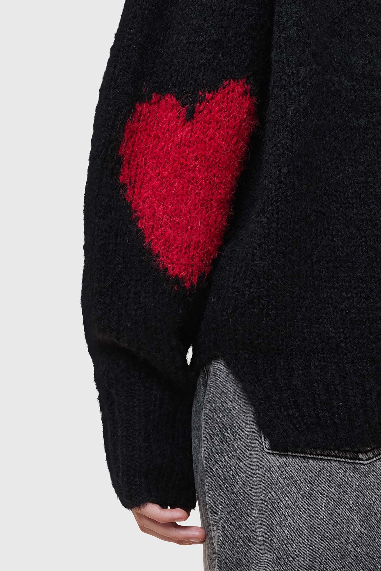 LUVHEART CREW BLACK/RED 8