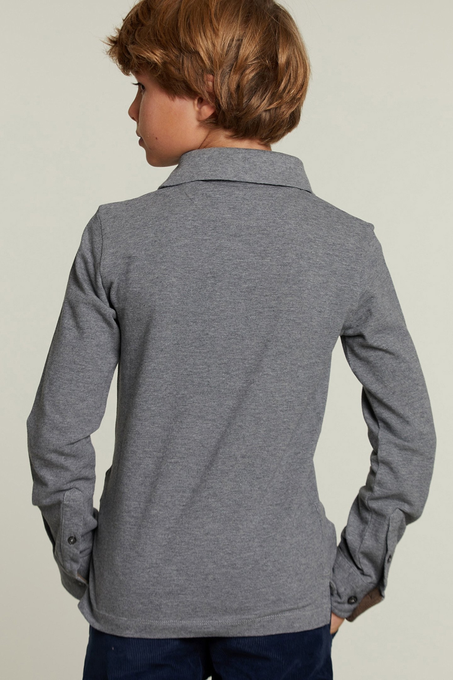 CUSTOM FIT COTTON POLO OXFORD MIX 2