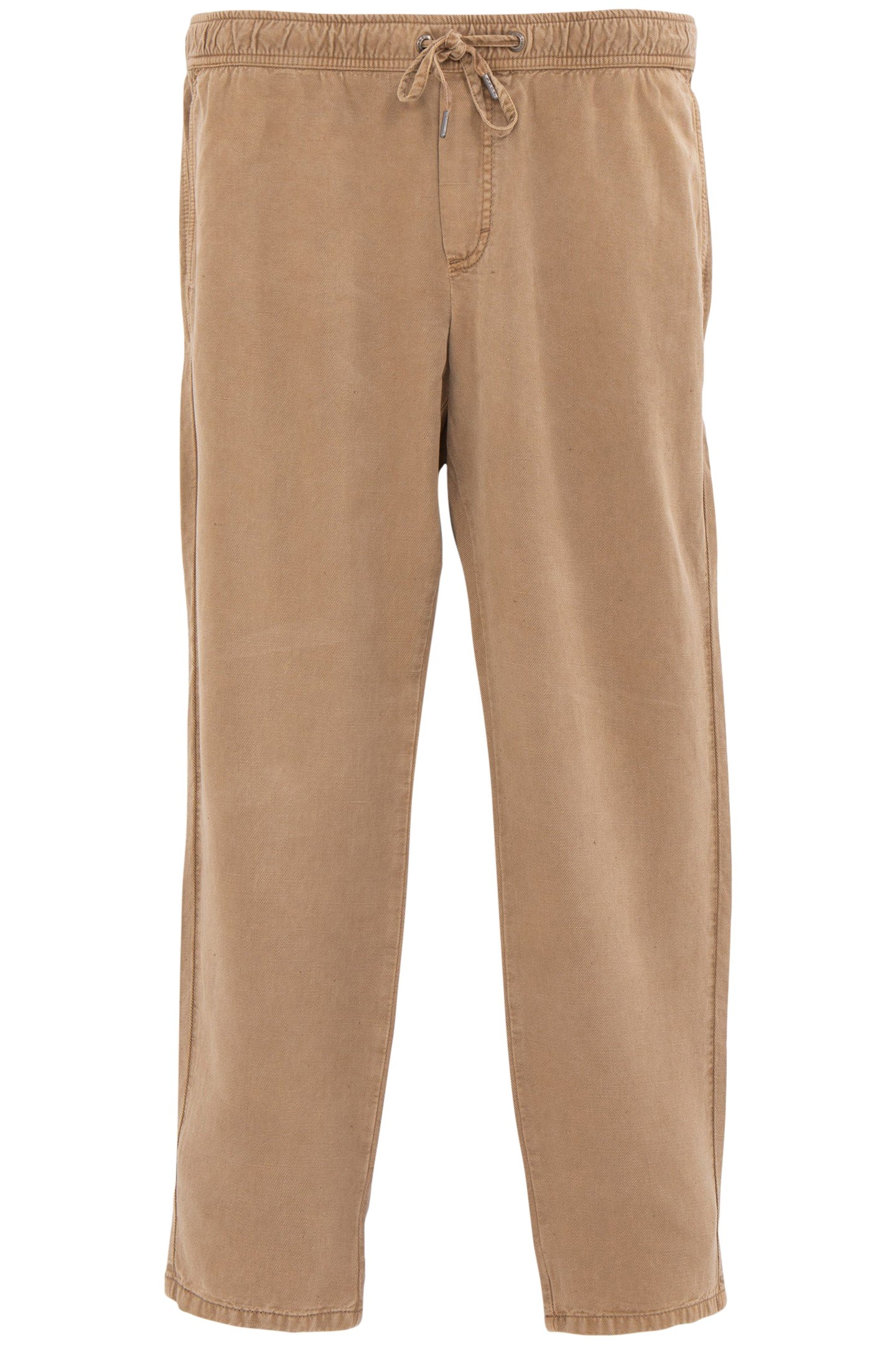 BEIGE LYOCELL® ELASTICATED WAIST JOGGERS 4