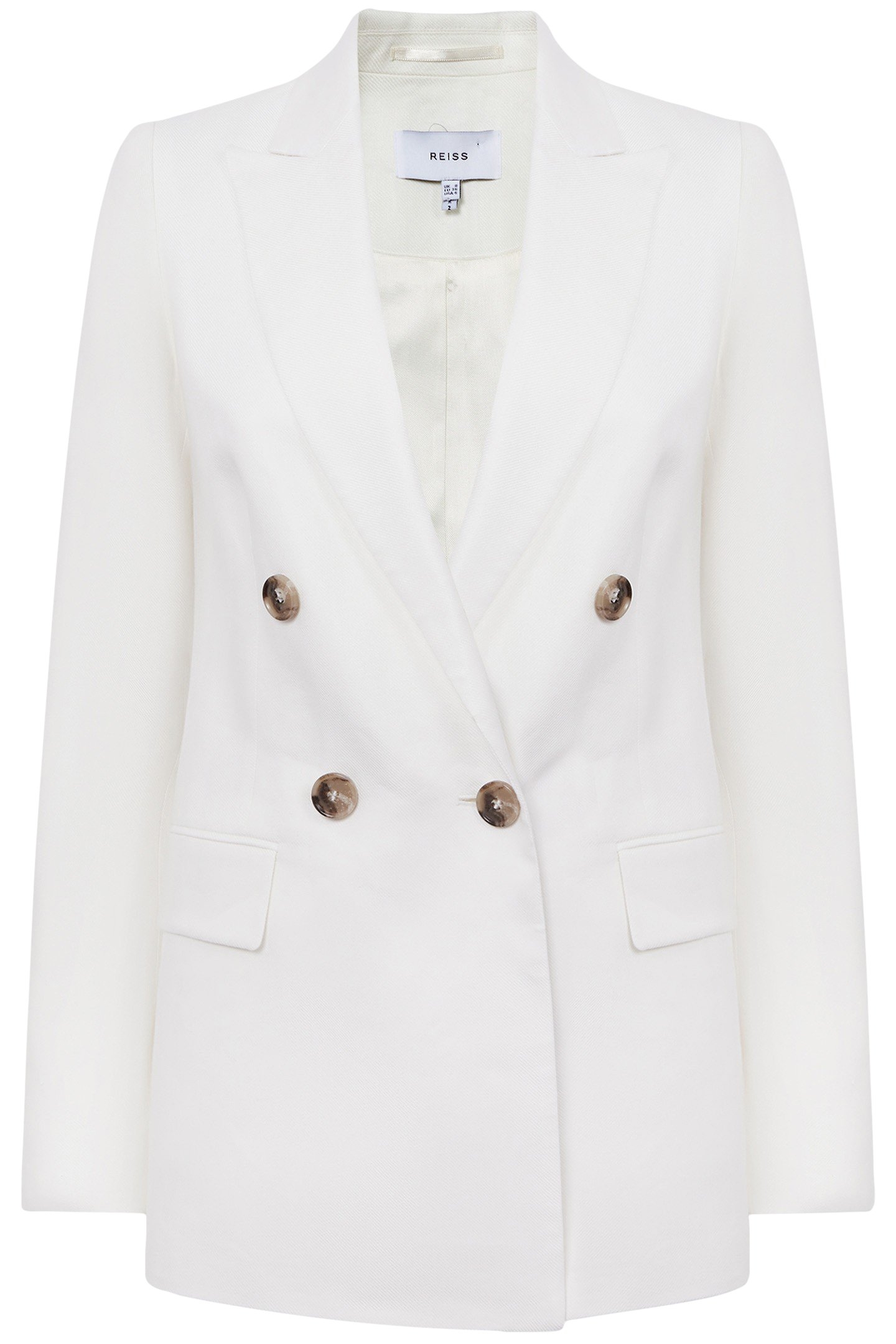 HOLLIE-DB LINEN BLAZER WHITE 4