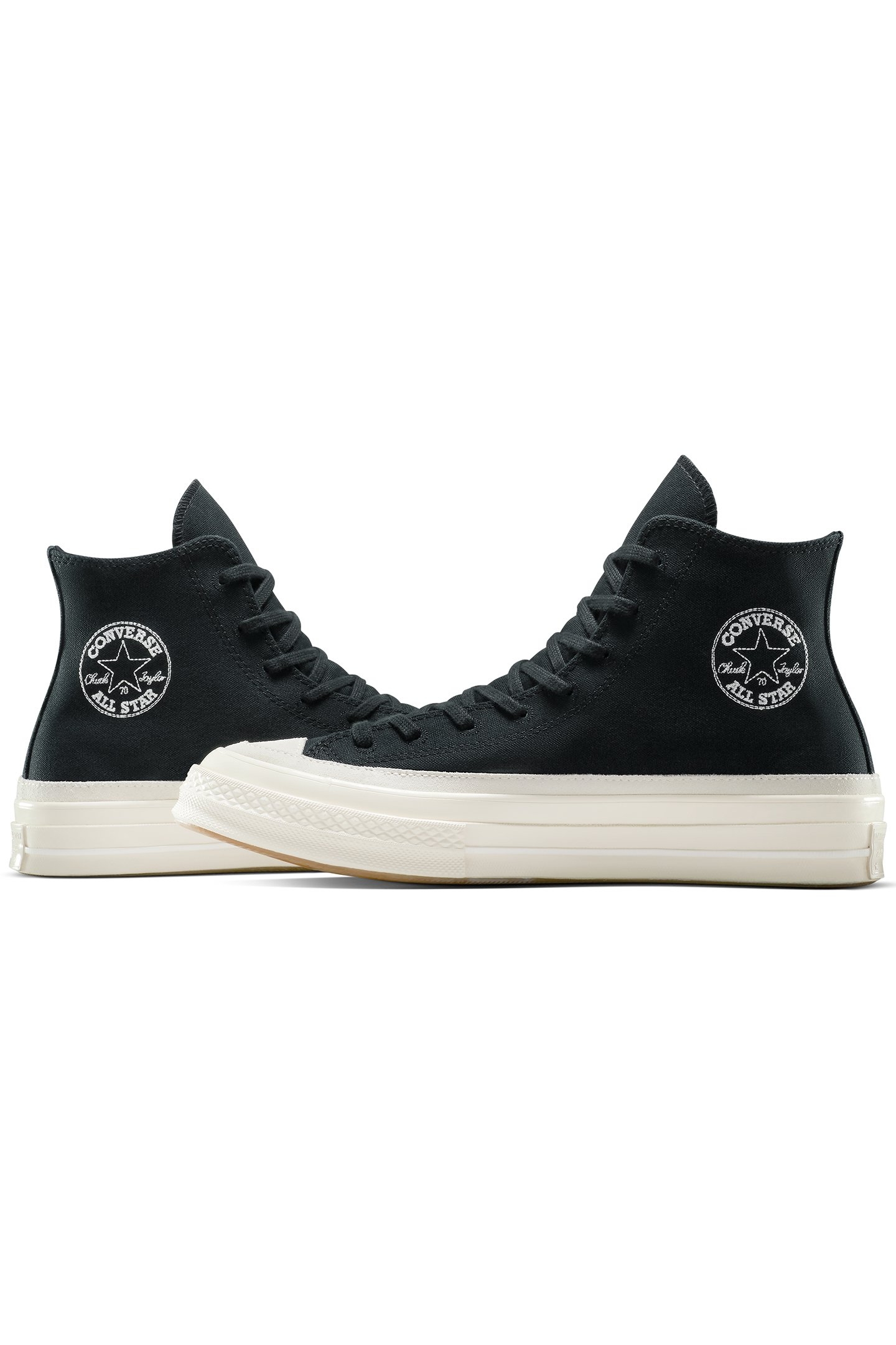 CHUCK 70 CANVAS & SUEDE BLACK/EGRET/NATURAL IVORY 5