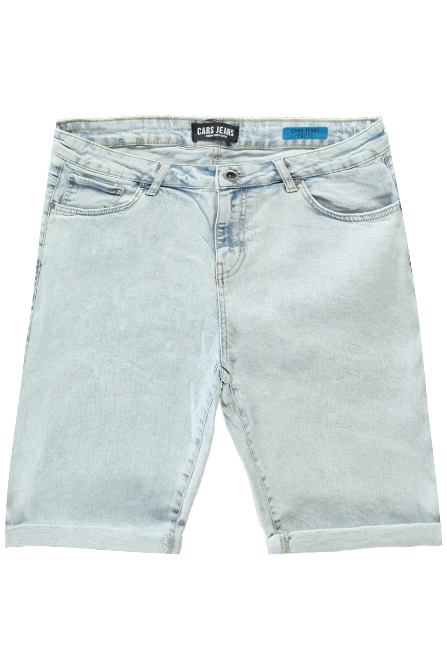 HESTON SHORT DEN. BLEACHED 1