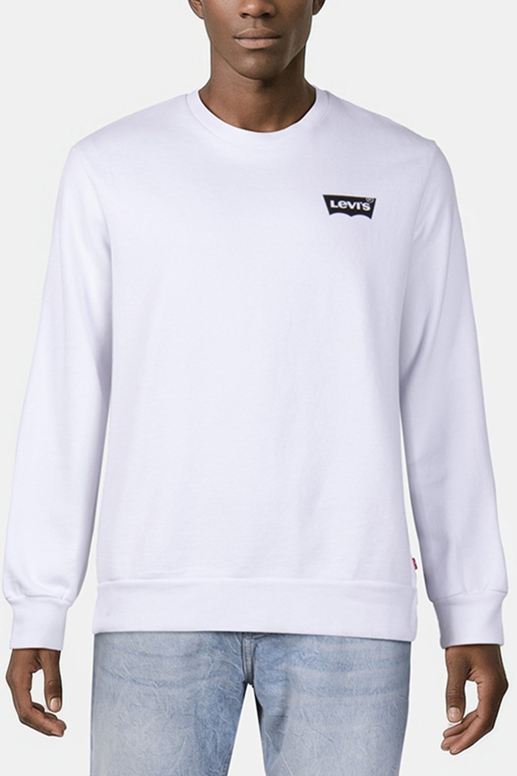 GRAPHIC SWEATSHIRT BATWING FILLED WHITE 1