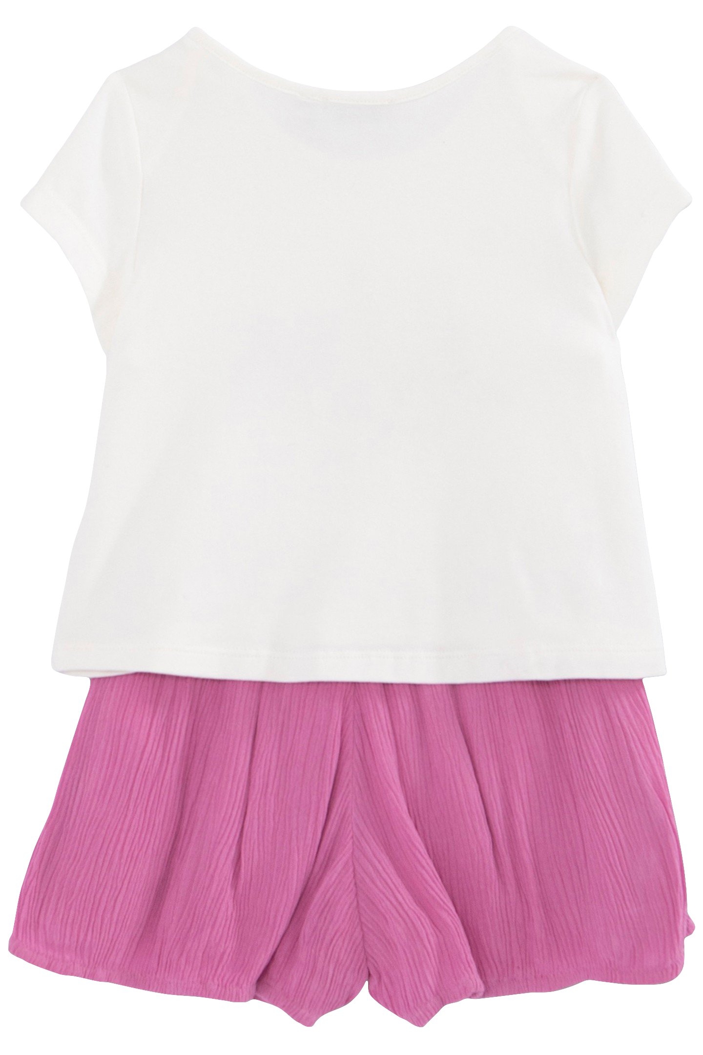 BABY GIRLS’ T-SHIRT, SHORTS AND HEADBAND OUTFIT 2