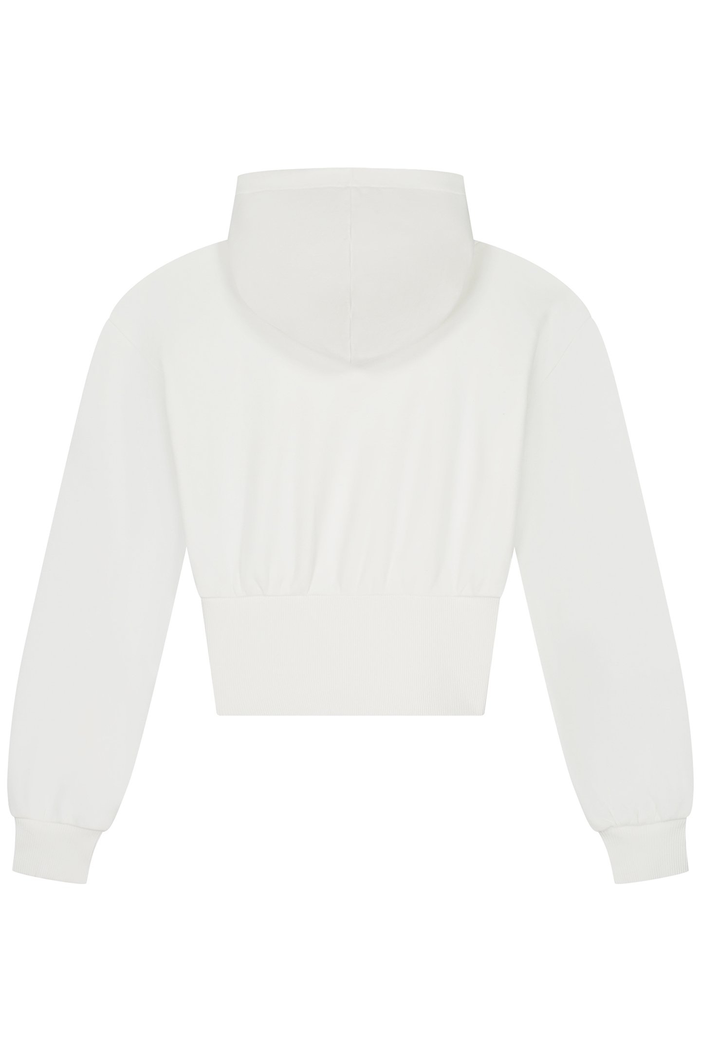 RIB HOODIE OFF WHITE/FUCHSIA POP 3