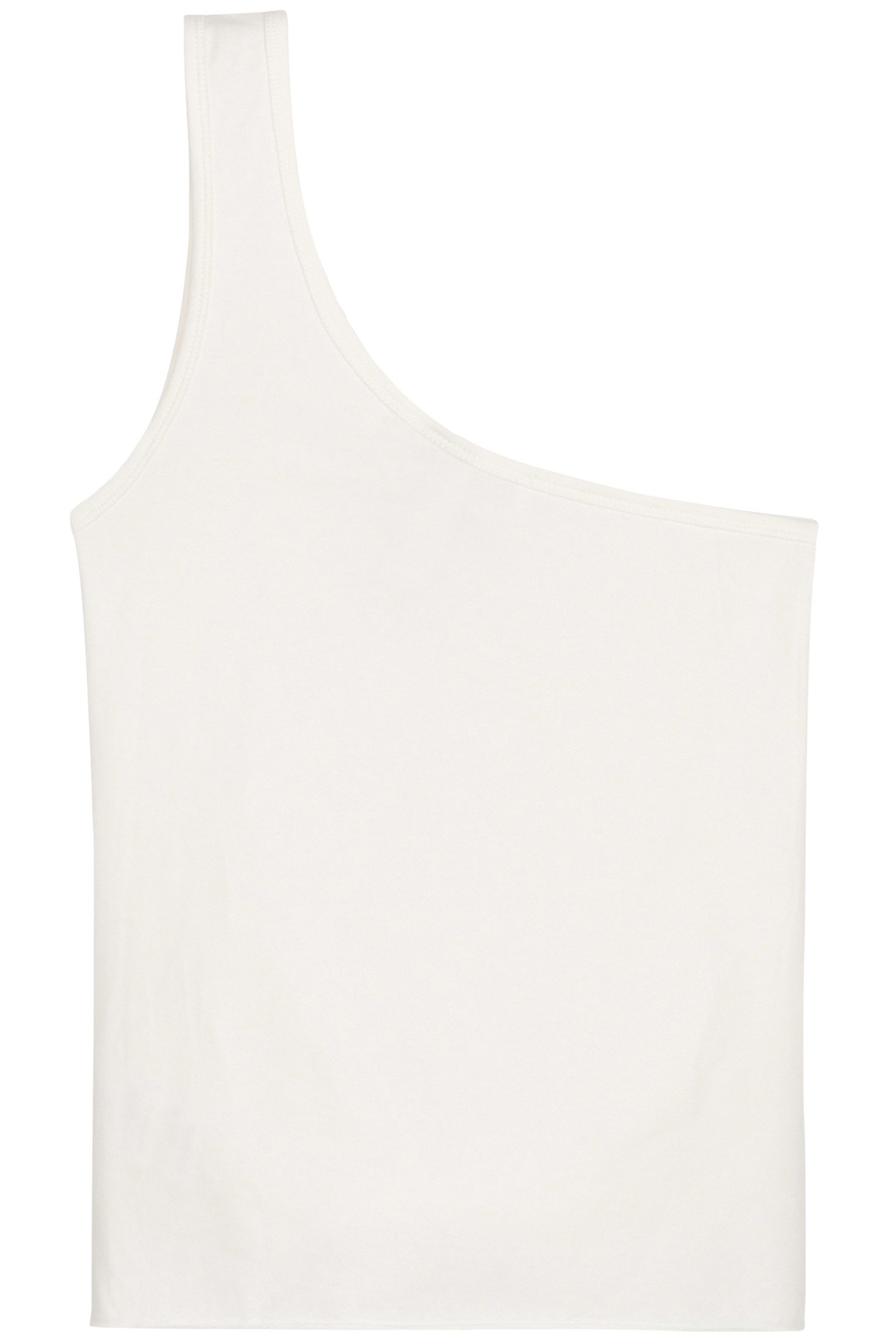 ONE SHOULDER SMOCK TOP ECRU 5