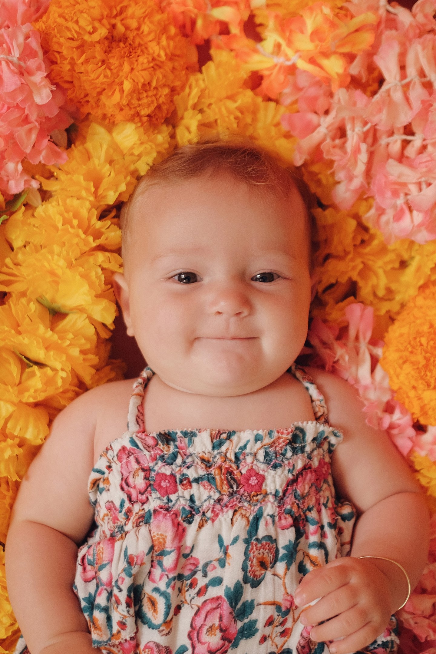 ROMPERS EMALINE CREAM INDIAN FLOWERS 4