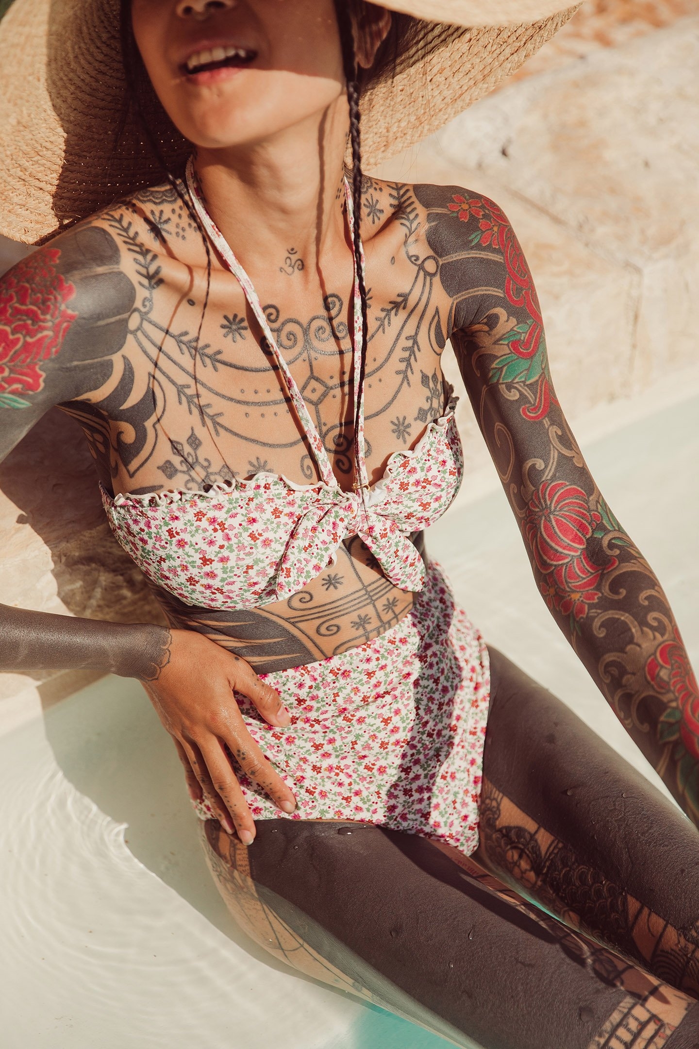 BIKINI TOP WALLY WHITE MEADOW 1