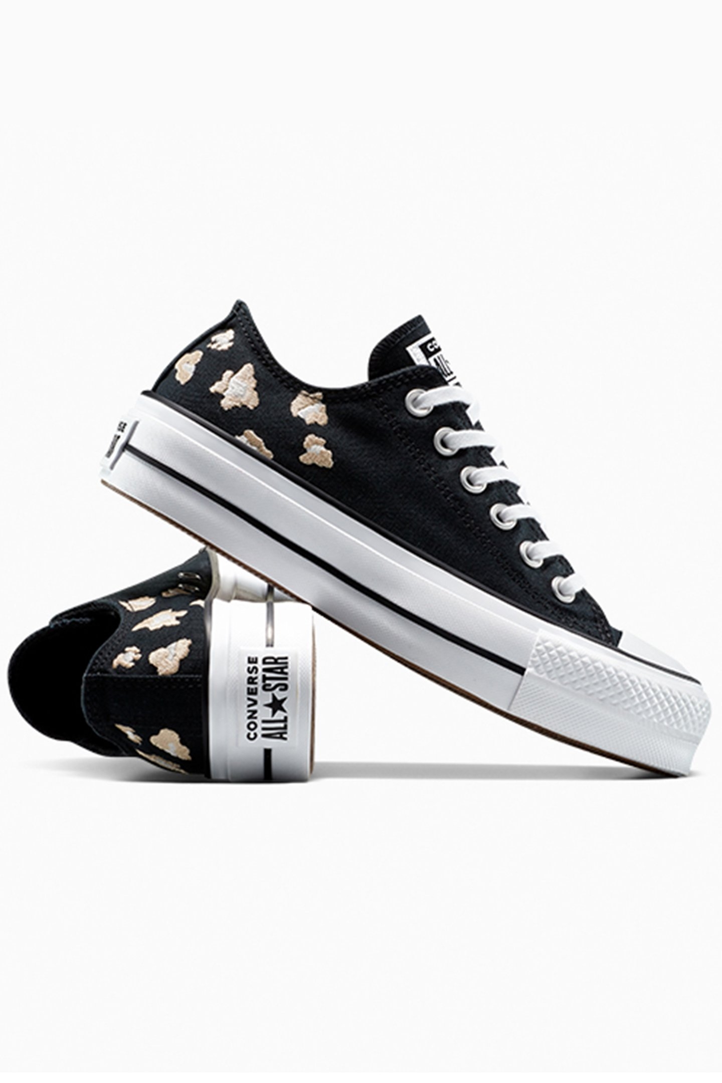 CHUCK TAYLOR ALL STAR LIFT BLACK/COASTAL DUNE/WHITE 5