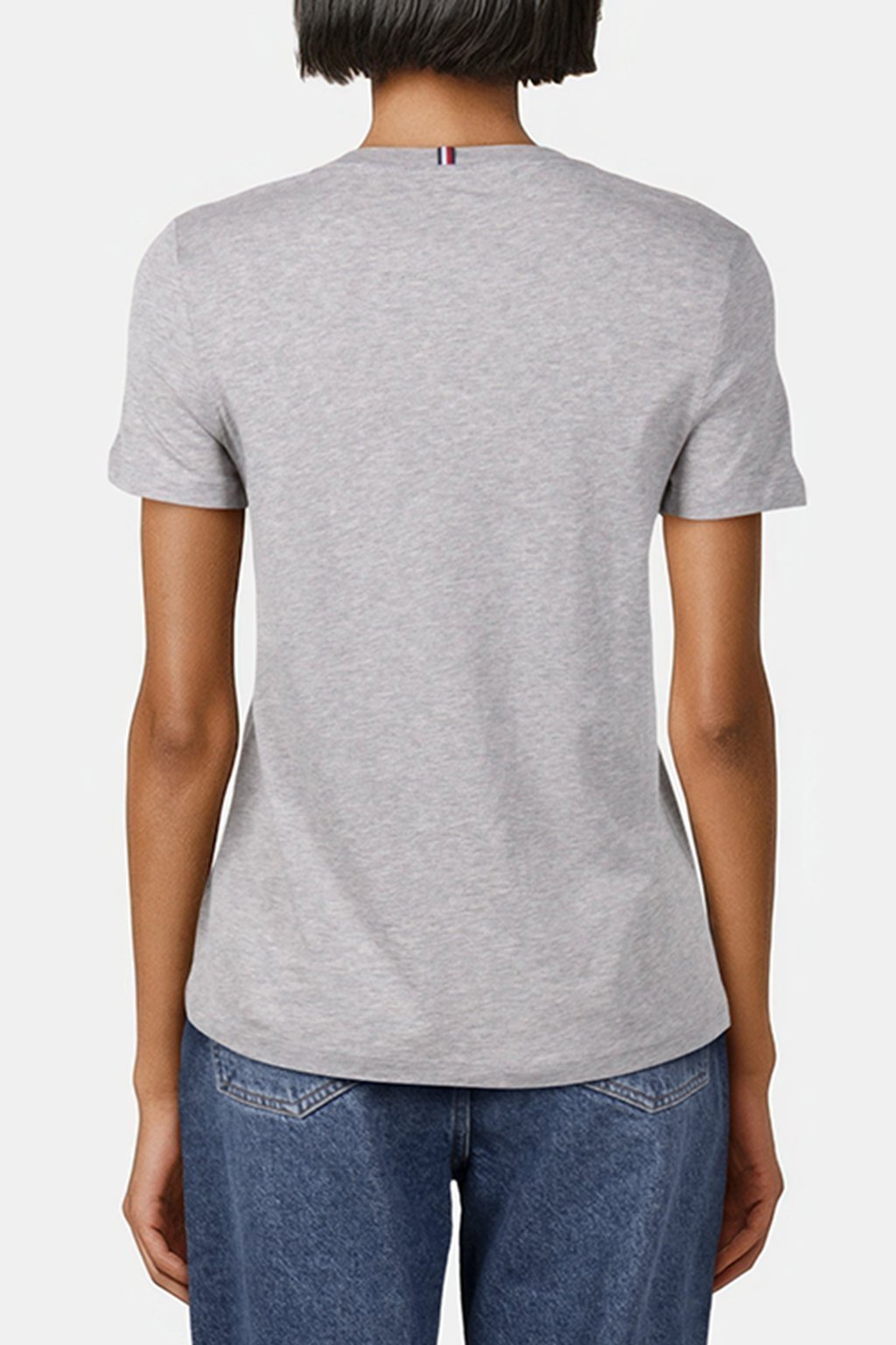 HERITAGE CREW NECK T-SHIRT LOOSE FIT LIGHT GREY 2