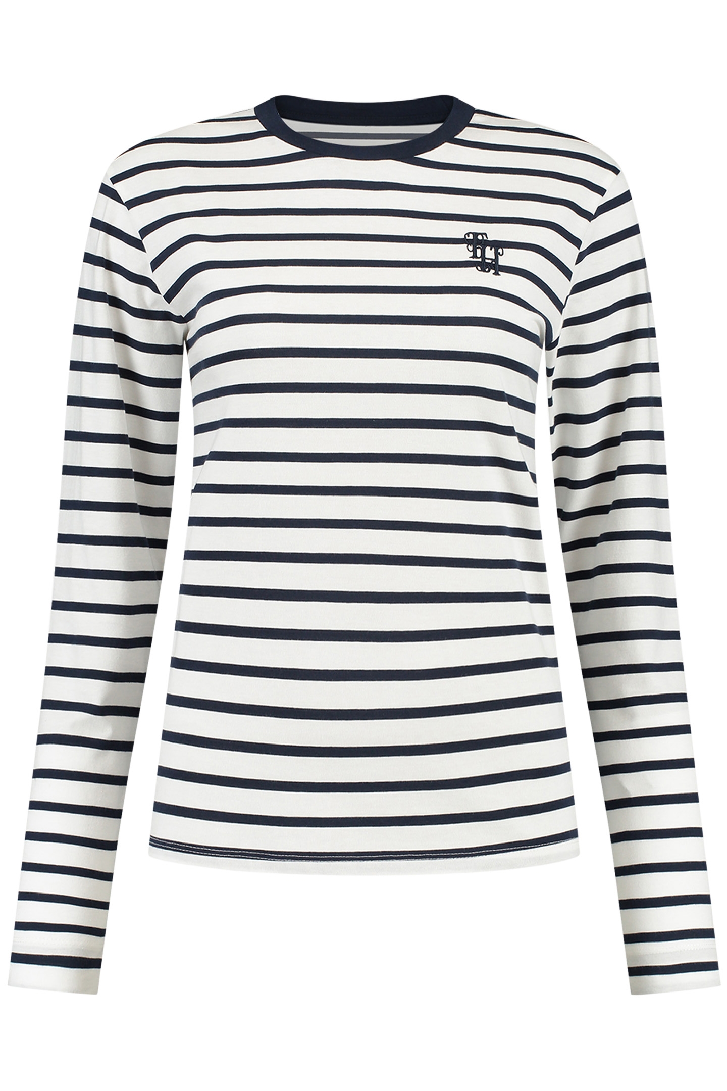 CAMI STRIPE LONGSLEEVE NAVY NIGHT/BRIGHT WHITE 1