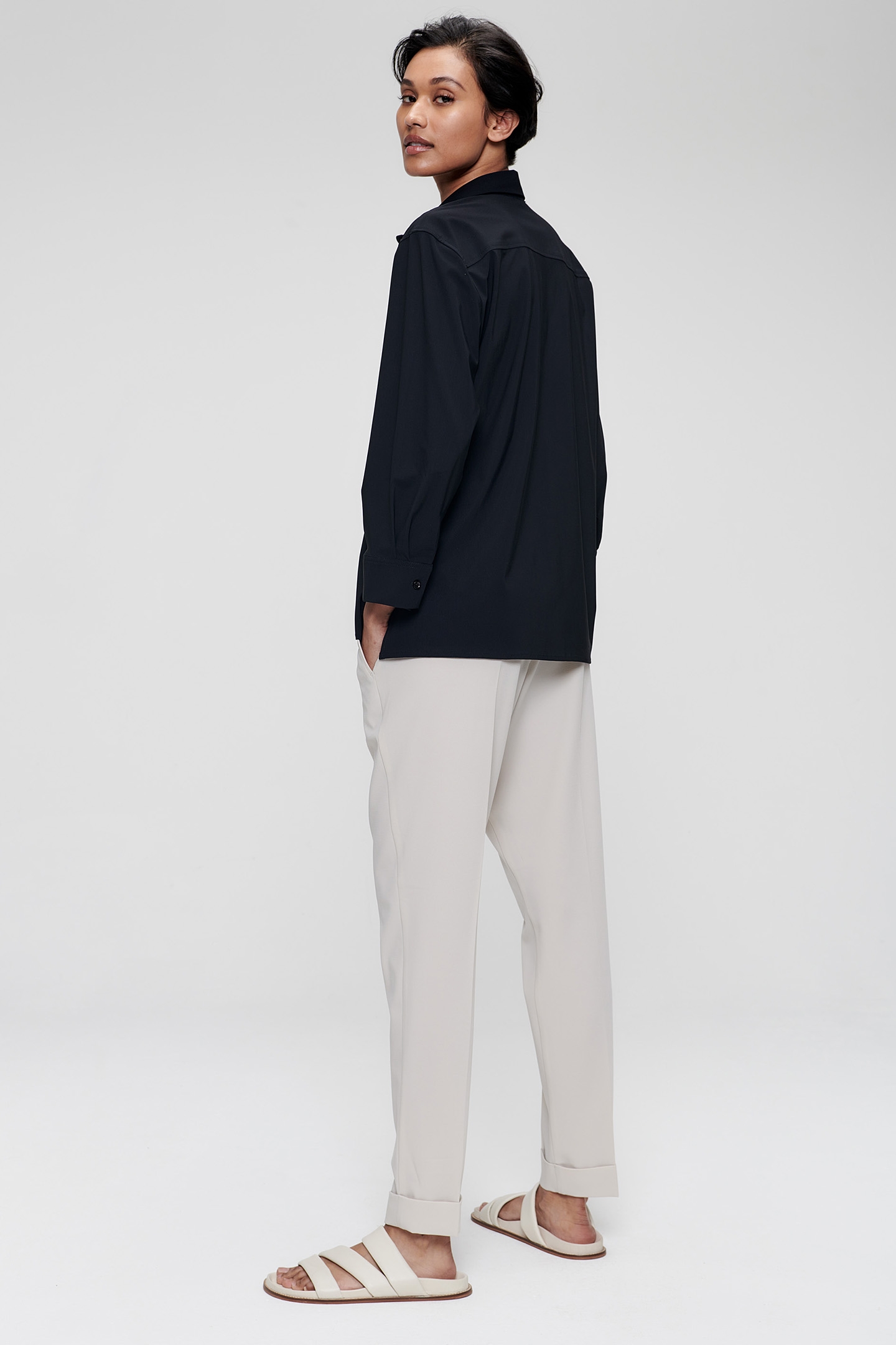 RELAXED CHINO PANTS PORCELAIN 2