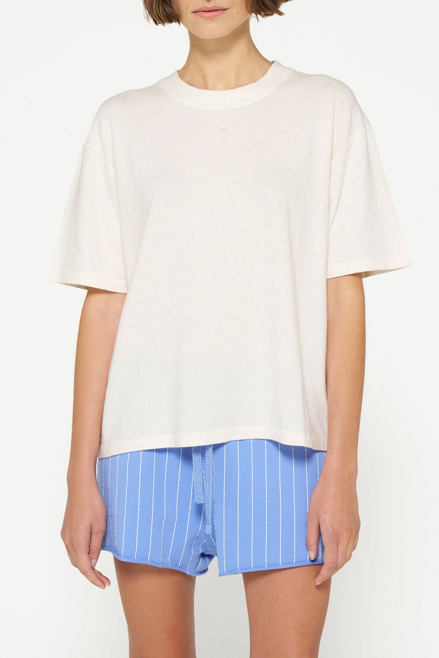 PERFECT TEE LINEN ECRU 1
