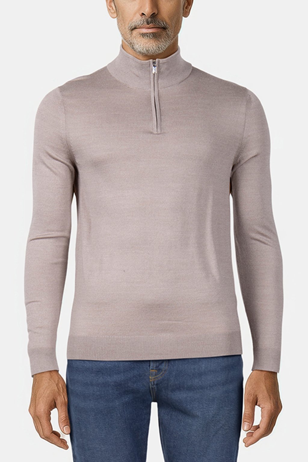 OE BLACKHALLER-LS FUNNEL STONE MELANGE 1