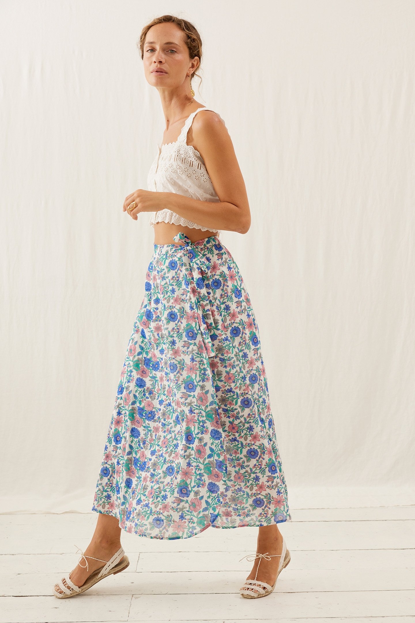SKIRT LUCIA BLUE SUMMER MEADOW 4
