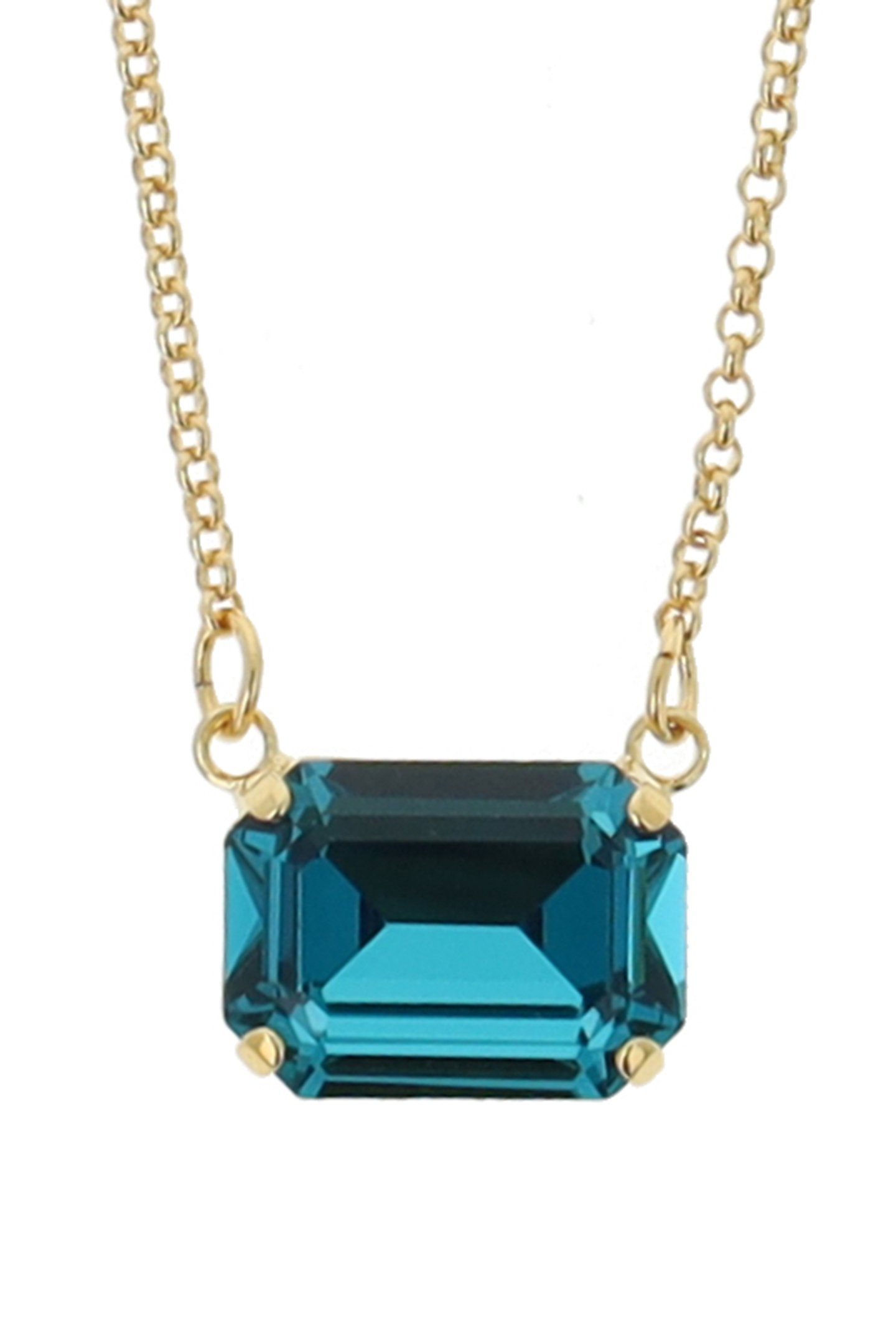LADY DI NECKLACE BLUE ZIRCON 3