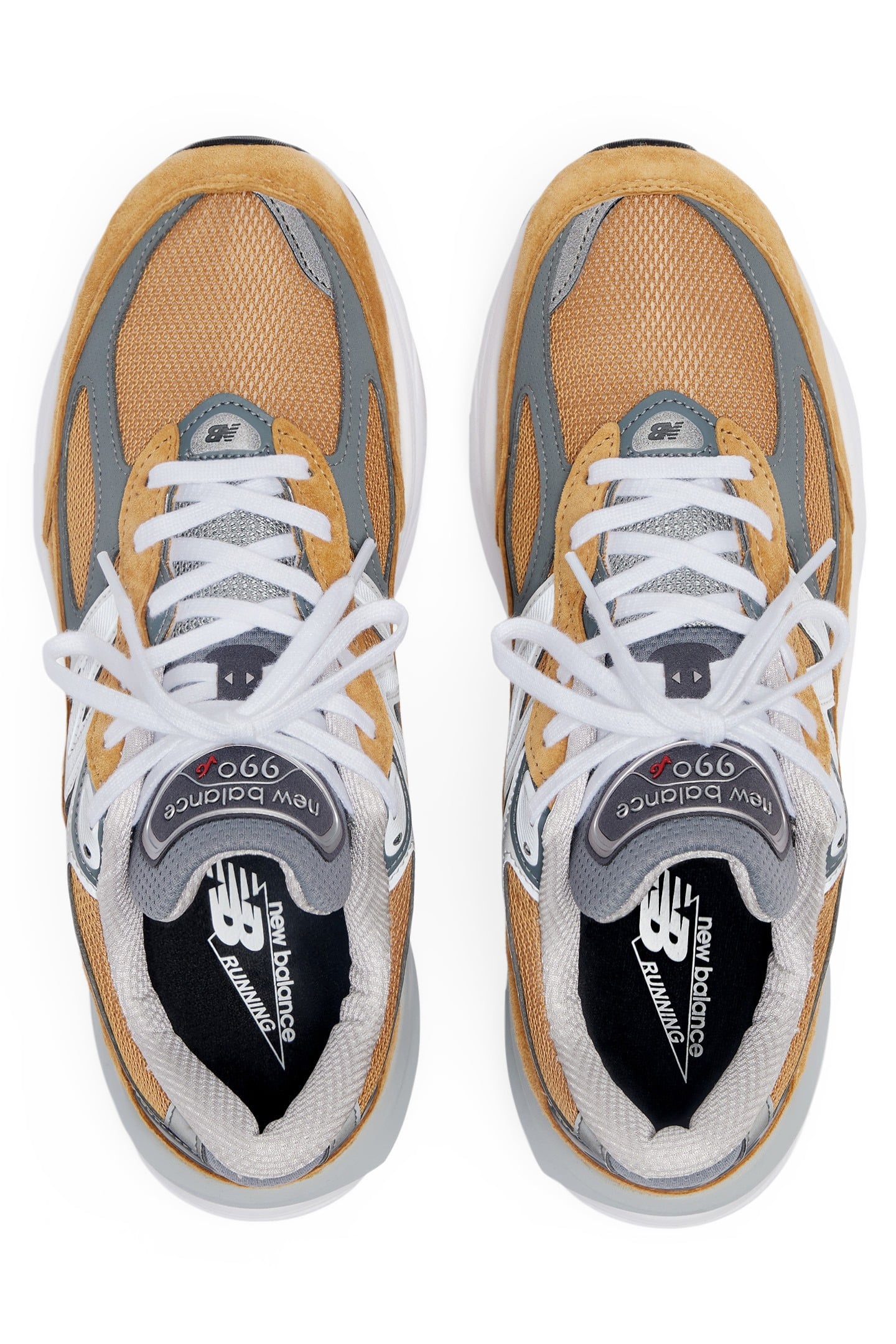 U990TN6 MADE IN USA SNEAKERS IN ORANGE AND GREY 3