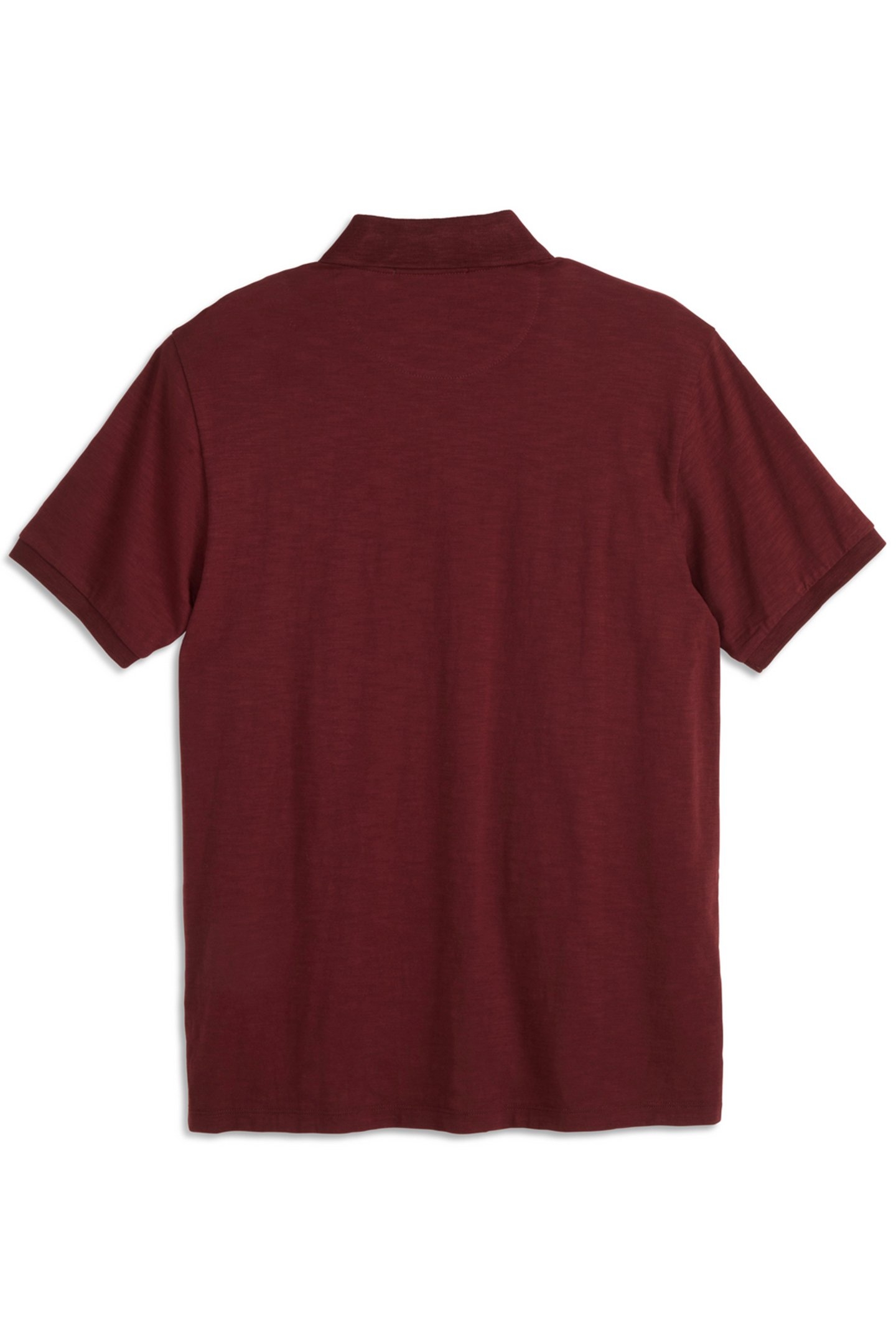 SS PANEL WASHED SLUB POLO MAROON 2
