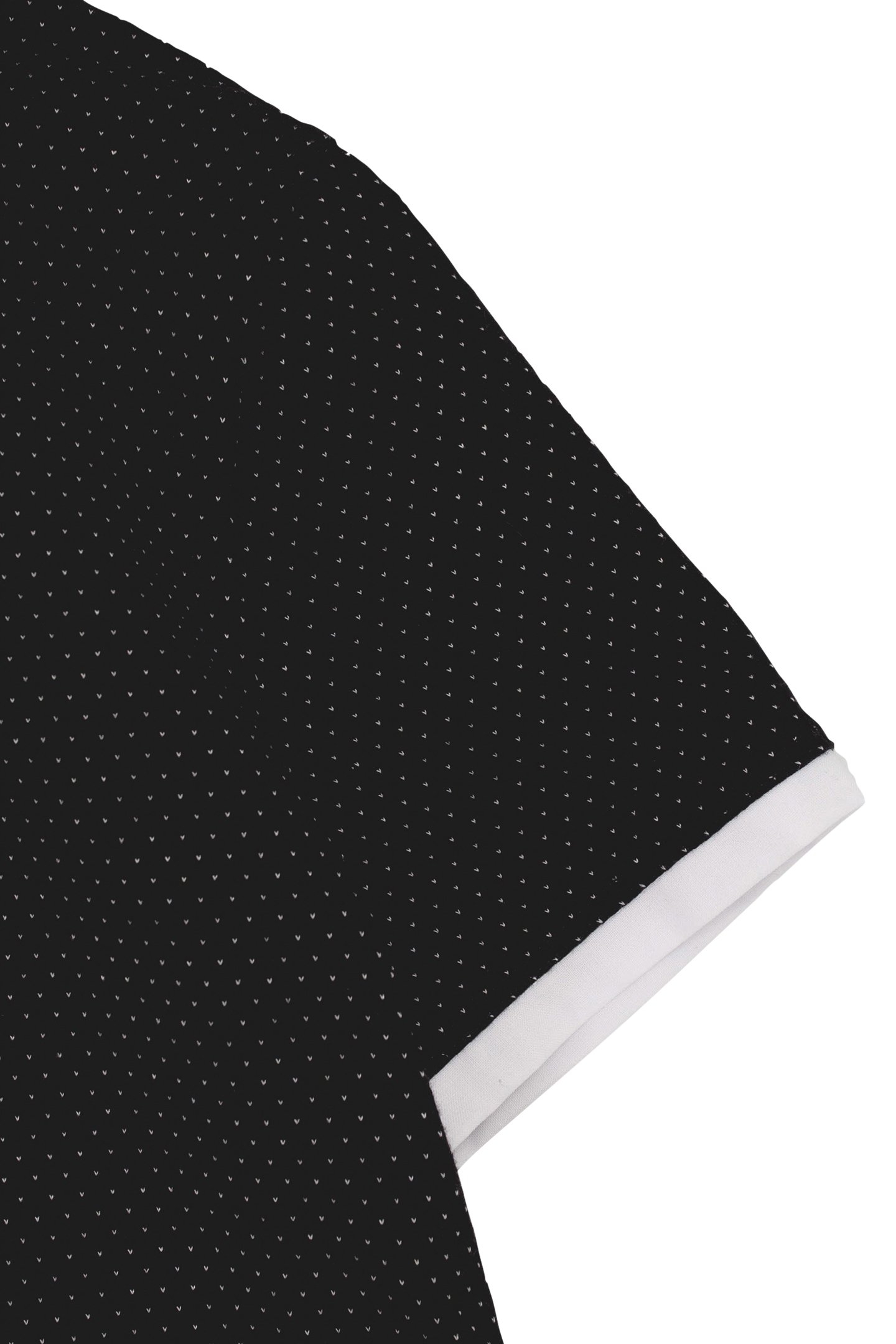 MINIMALIST BLACK JACQUARD POLO SHIRT FOR BOYS 3