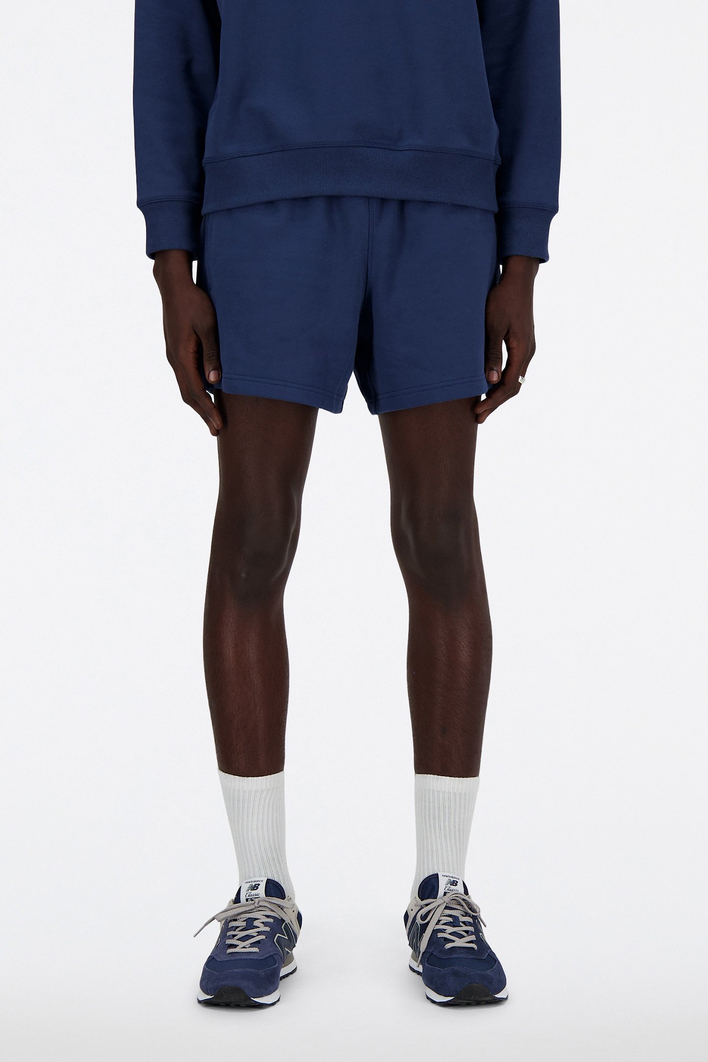 SWEAT SHORTS IN NAVY 1