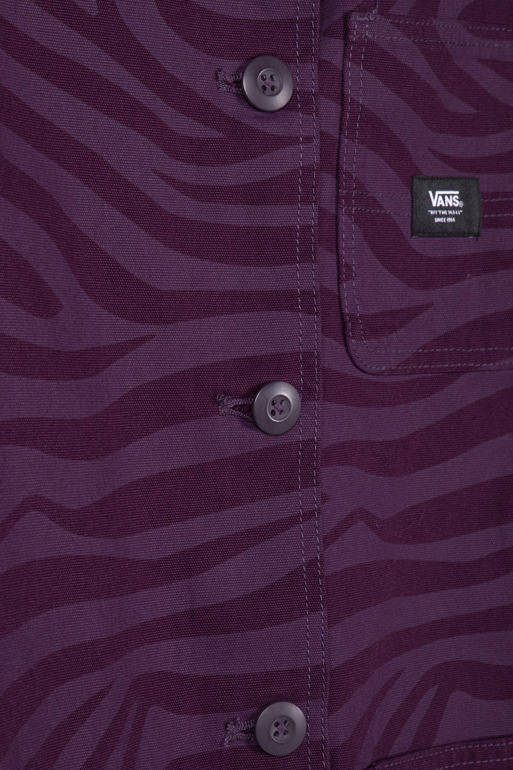 DRILL II CHORE PRINT JACKET BLACKBERRY WINE 5