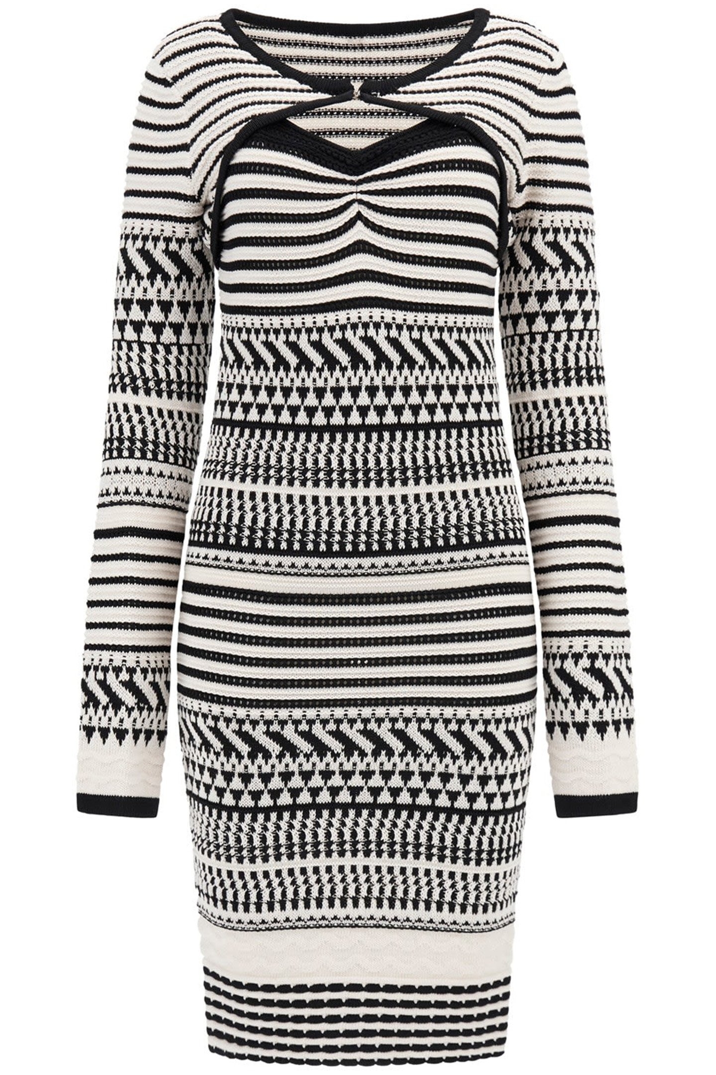 ARIANNA 2 PCS STITCH EGGSHELL AND BLACK 5