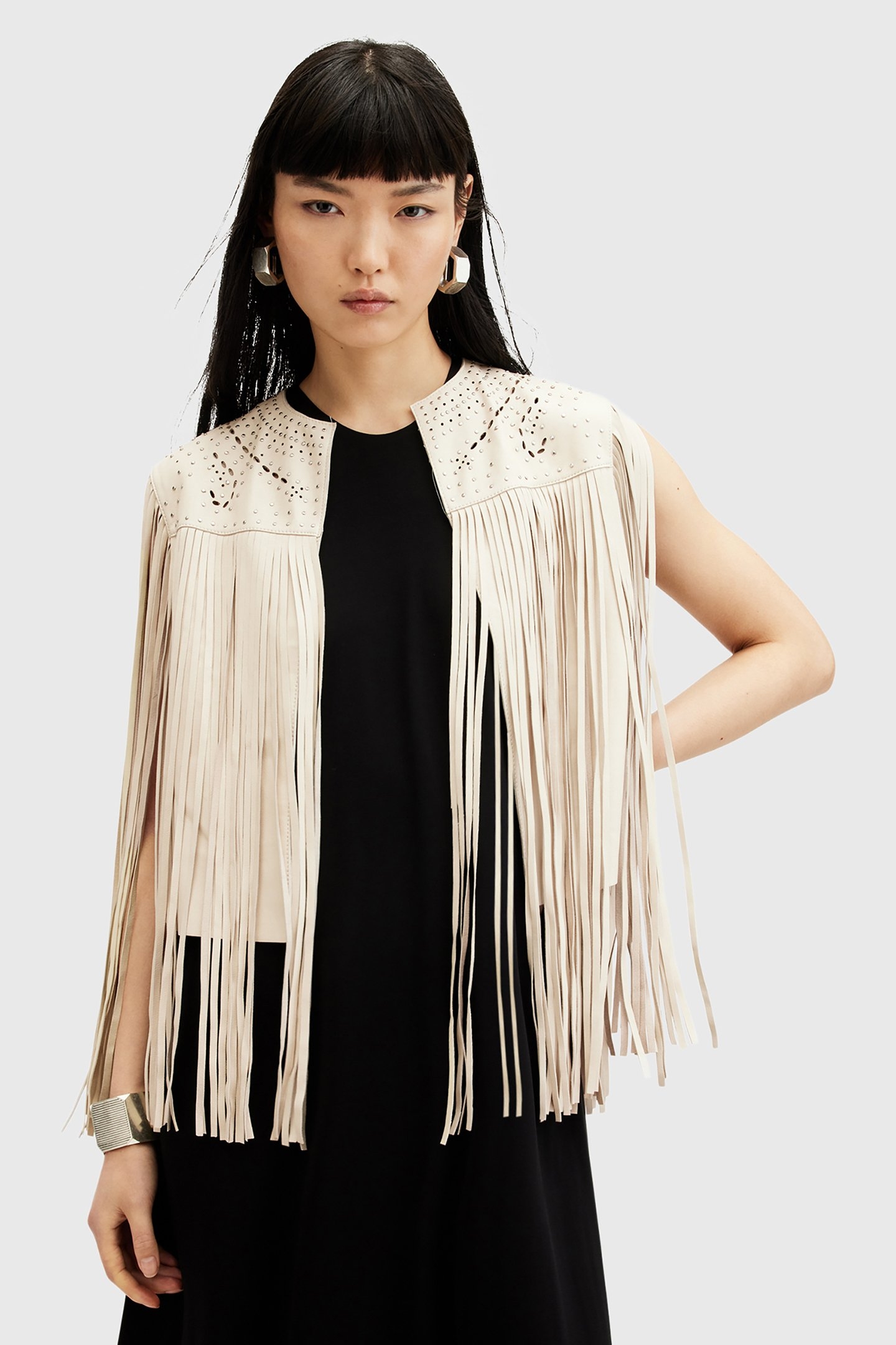 ELIAS ASTRAL GILET OFF WHITE 1