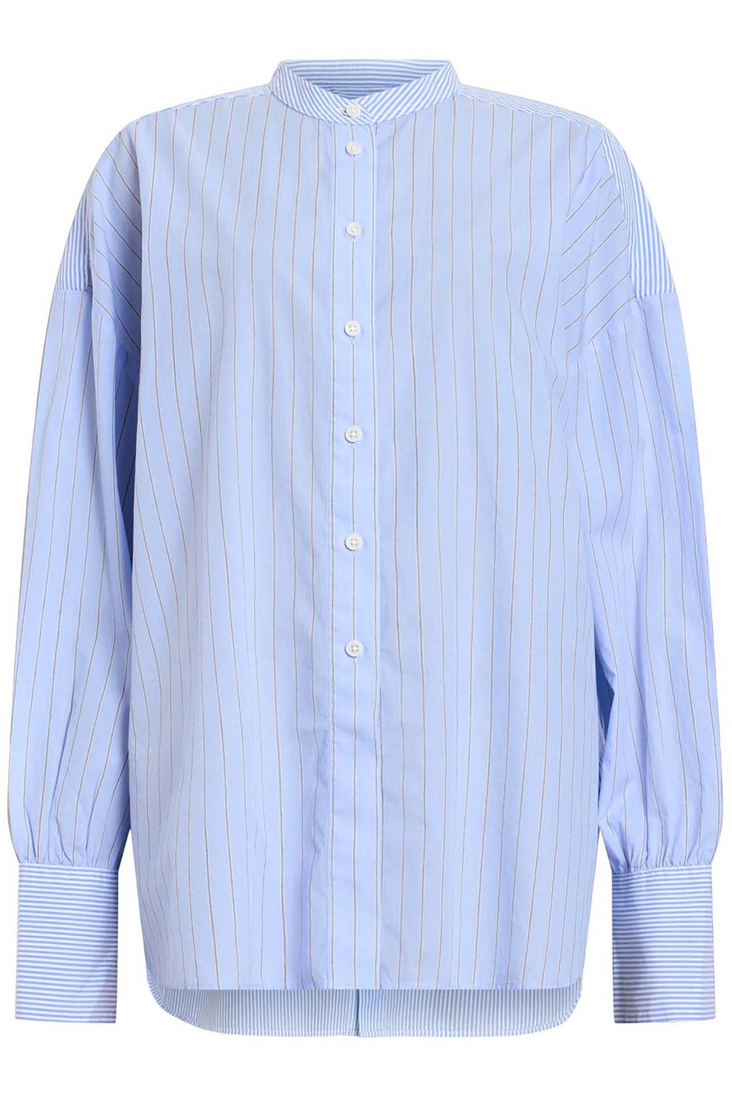 ANA STRIPE SHIRT PASTEL BLUE 4