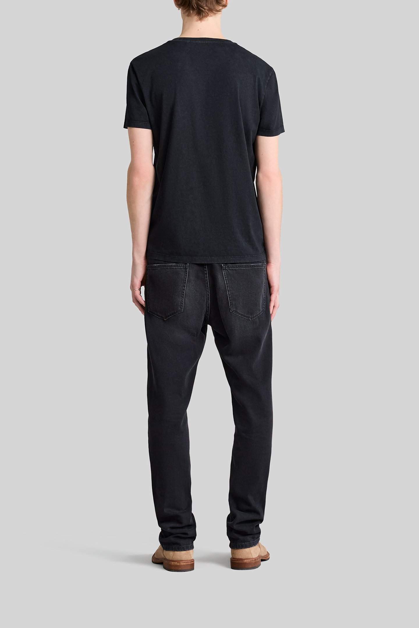 BLACK T-SHIRT WITH PALM TREE-SKULL IMAGE 4