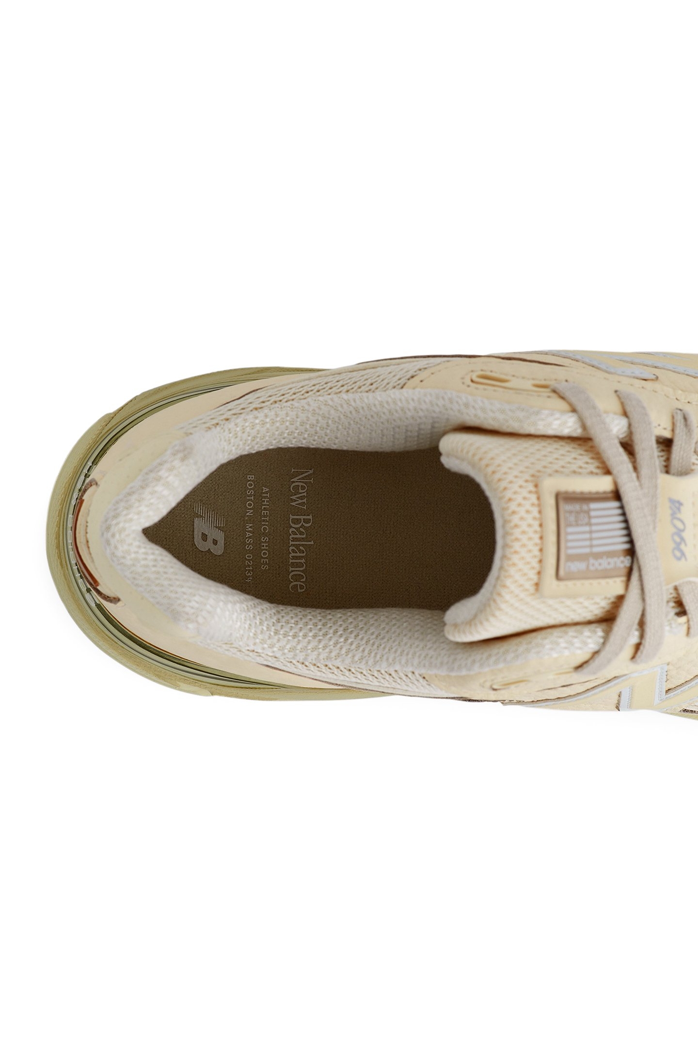 U990BO4 SNEAKERS IN MACADAMIA NUT 6