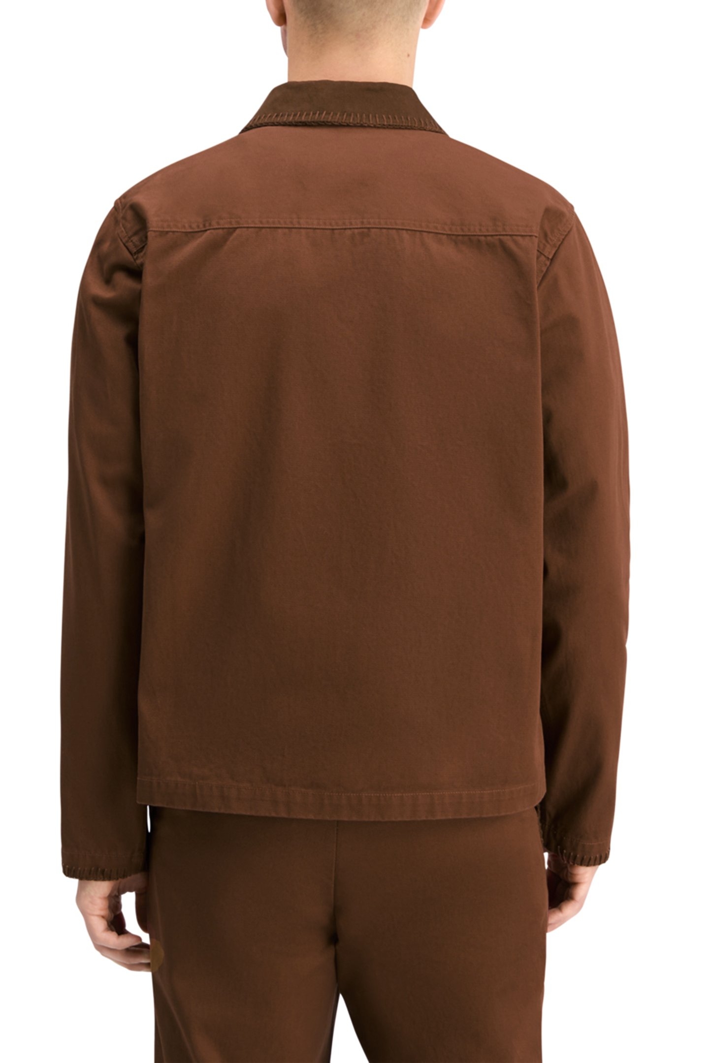 JOE JONAS X SCOTCH SODA TWILL WORKER JACKET BISON 2