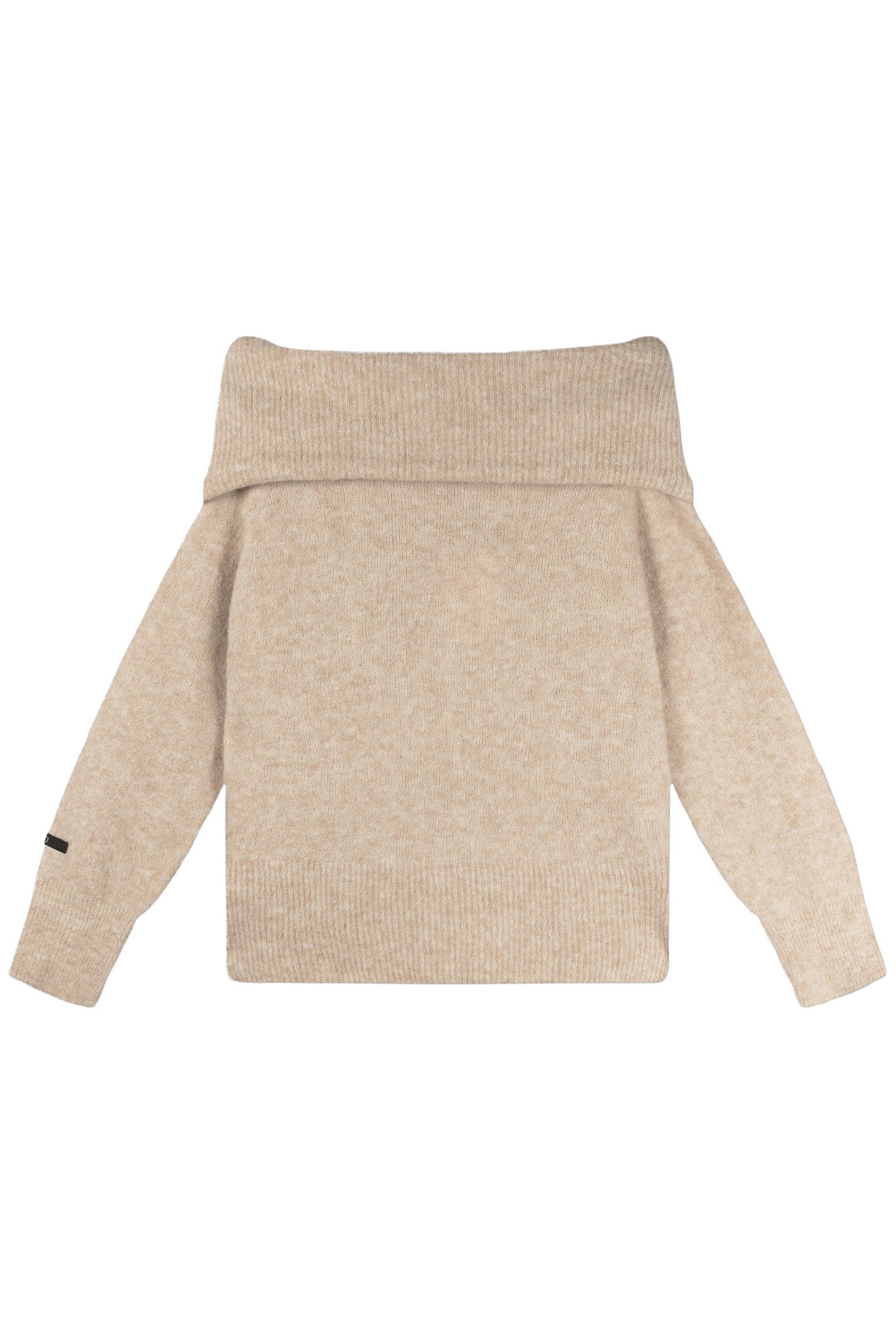 OFF SHOULDER SWEATER SEPIA SAND 4