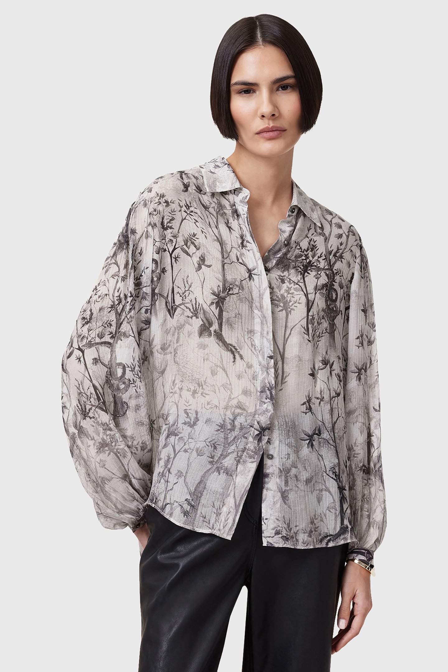 EDDIE SHIRT RISE ECRU WHITE 1