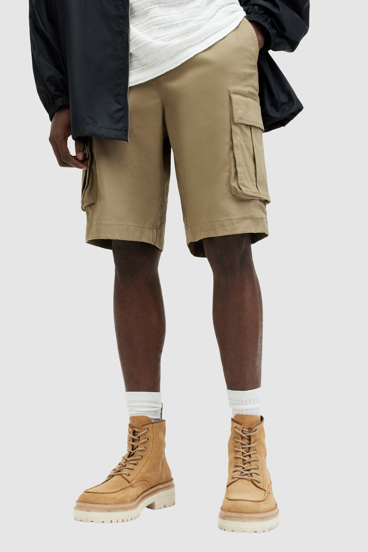 SLANE SHORT FADED KHAKI GREEN 1