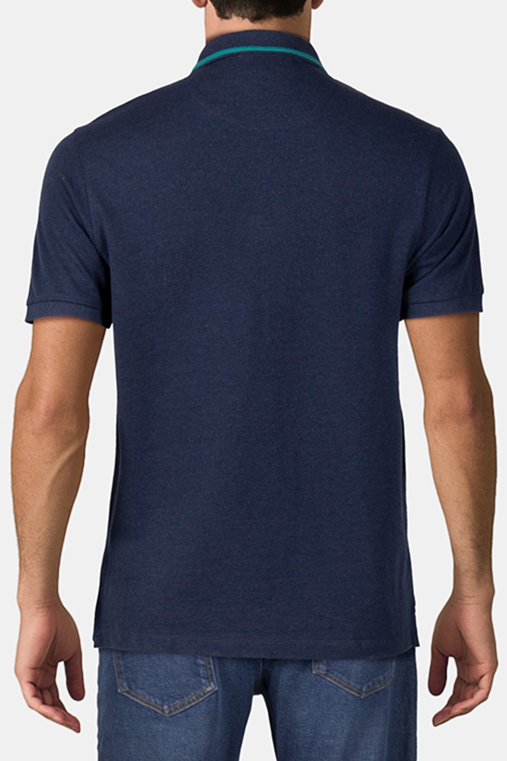 PIQUE SS POLO NIGHT HTHR 2
