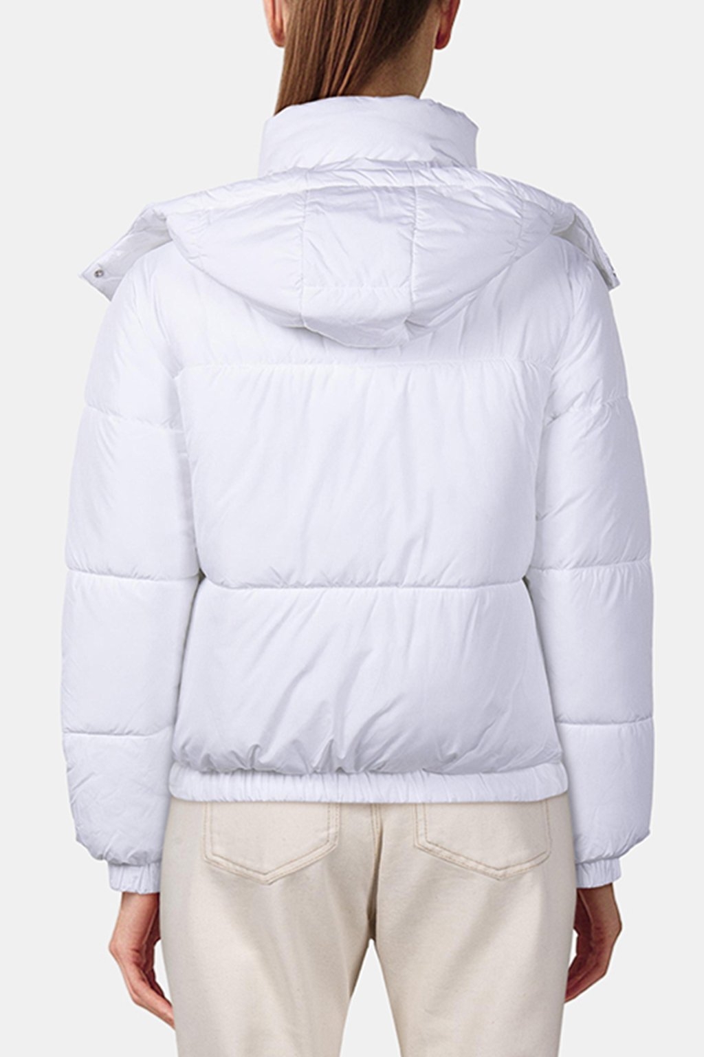 BUCHEN CROPPED PUFFER JACKET BRIGHT WHITE 2